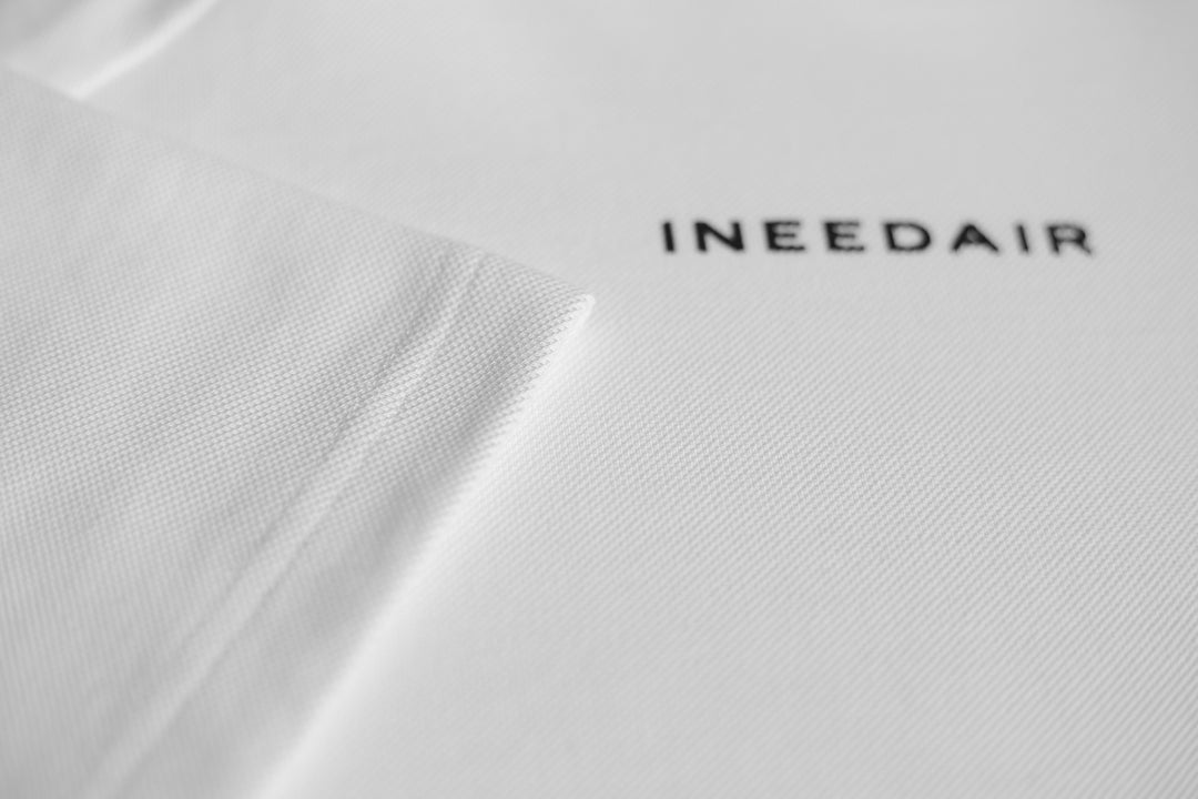 INEEDAIR - MOCKNECK RAGLAN T-SHIRT PIQUE OFFWHITE - AMELIE LENS